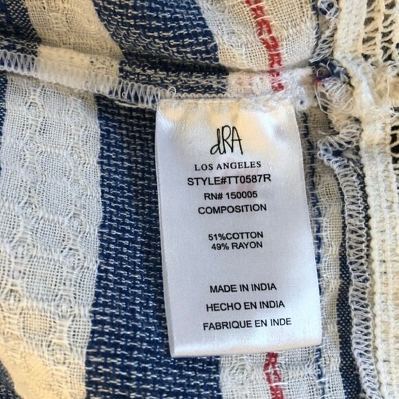 DRA Womens Top La Habana Cascading Ruffles Small - Picture 9 of 9